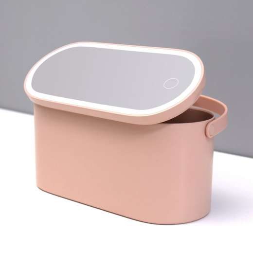 Box Beauté Miroir LED – Organiseur Maquillage Portable